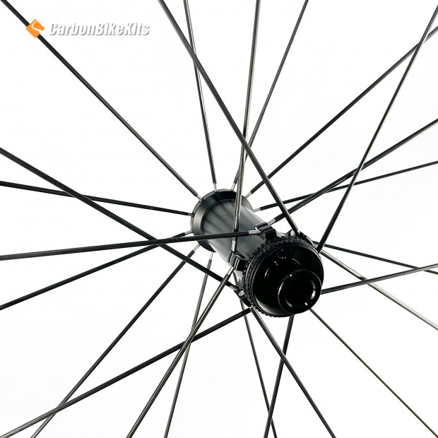 Ultraleichtes 1085g 700C 50x28mm Disc Brake Carbon Rennrad-Laufradsatz Tubeless